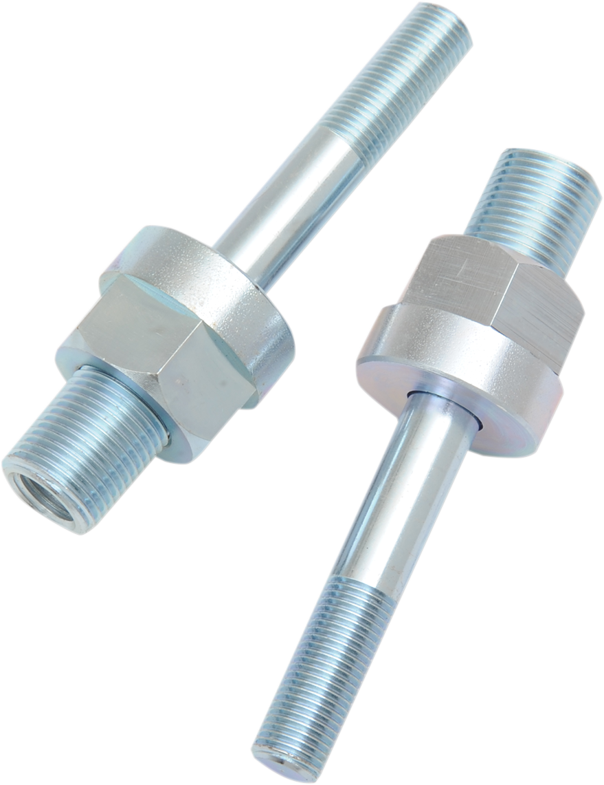 Burly Brand Adjustable Shock Lowering Kit - Rear - Lowers 0"-1.25" - Silver Zinc Finish