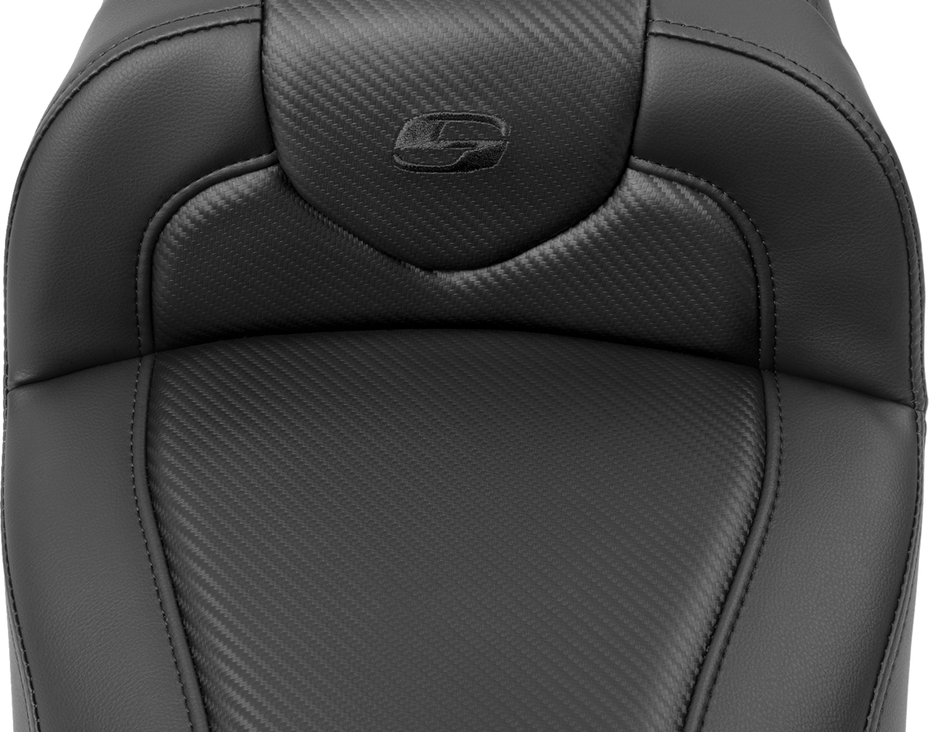 Saddlemen Roadsofa™ Extended Reach Seat - With Backrest - Carbon Fiber - FLTR/FLHX '23-'24