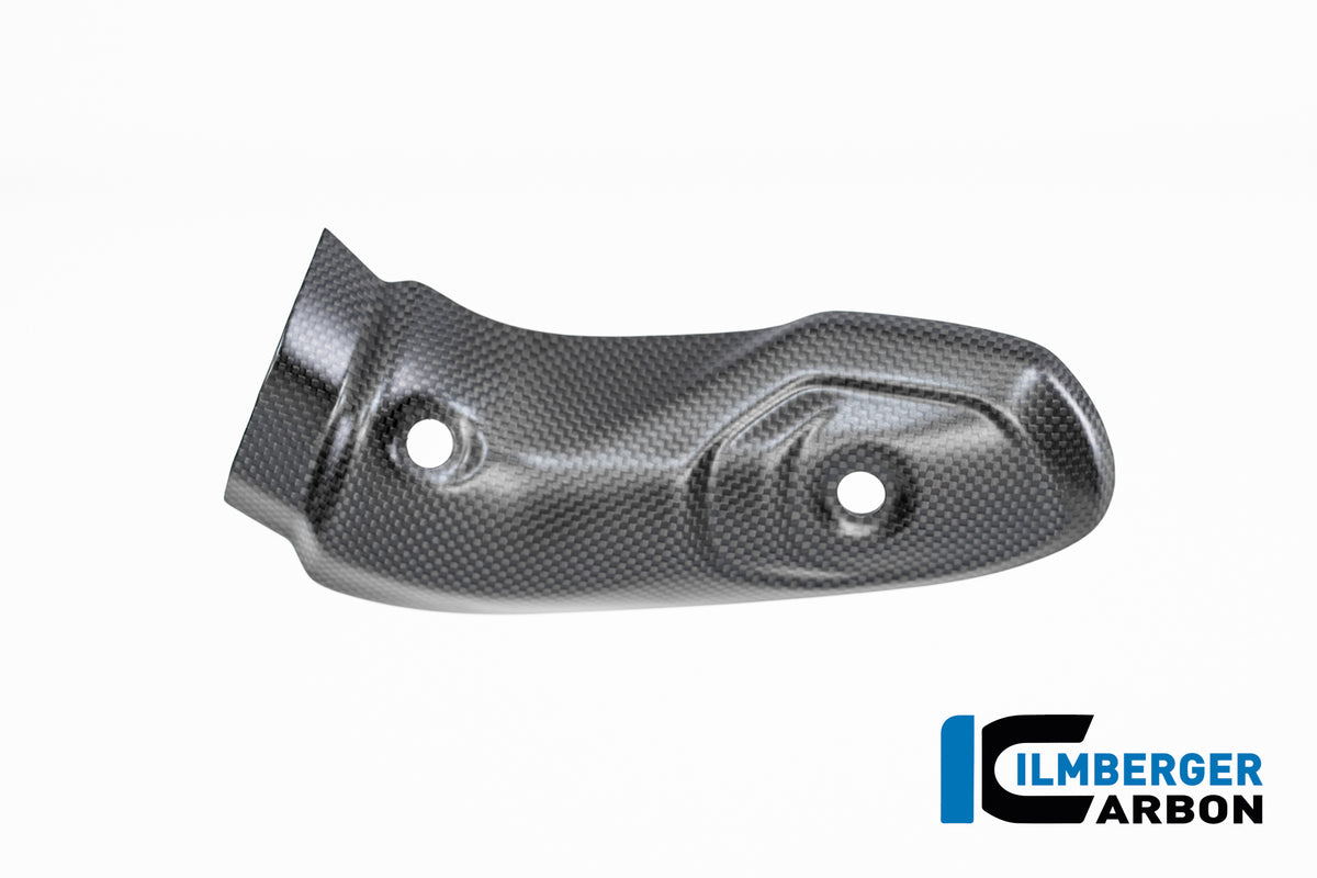 Ilmberger Carbon Exhaust Heat Shield On Manifold Carbon Matte Ducati Multistrada V4 2025