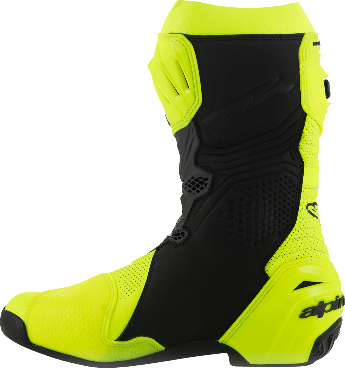 Alpinestars Supertech R Vented Boots - Fluorescent Yellow/Black - US 6.5 / EU 40