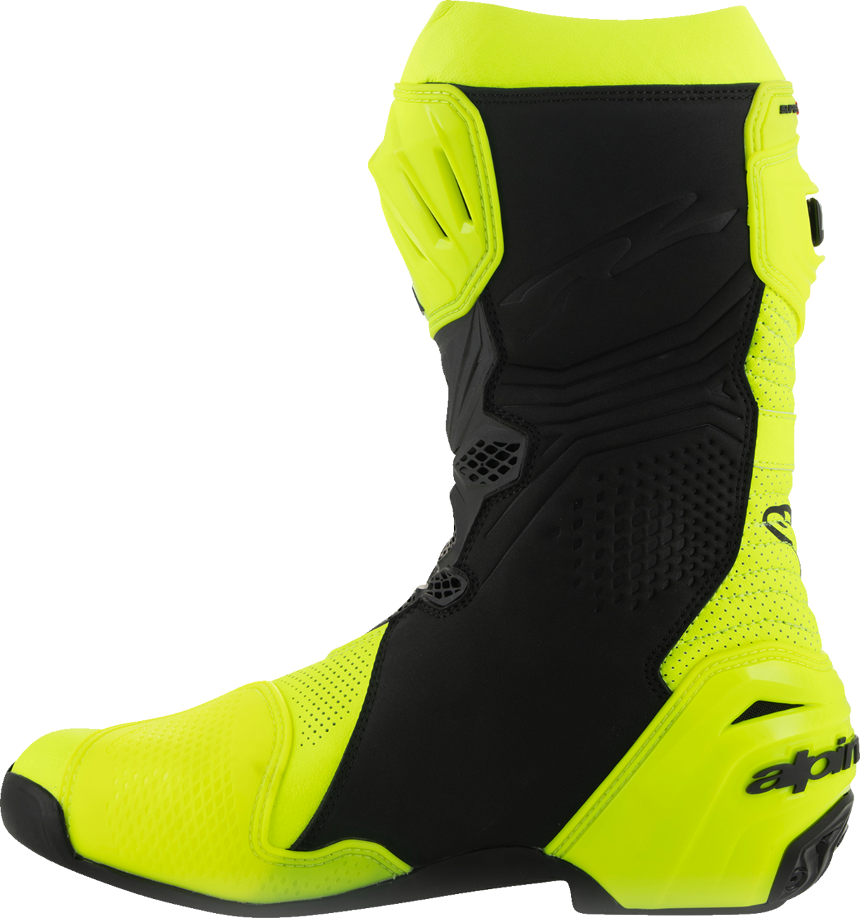 Alpinestars Supertech R Vented Boots - Fluorescent Yellow/Black - US 6.5 / EU 40