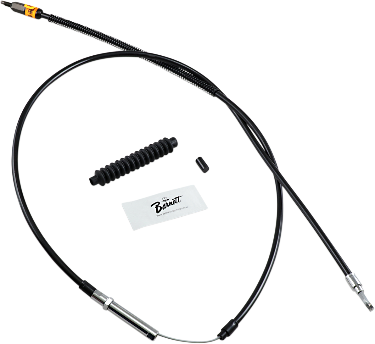 Barnett High-Efficiency Black Vinyl Clutch Cable - +6" Size