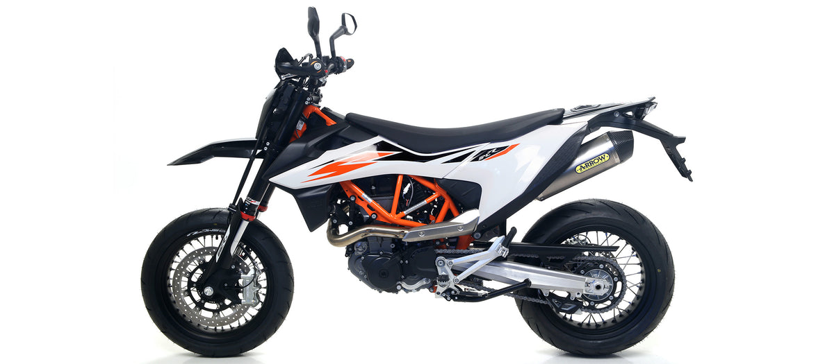 Race-Tech Titanium Slip On With Carbon End Cap