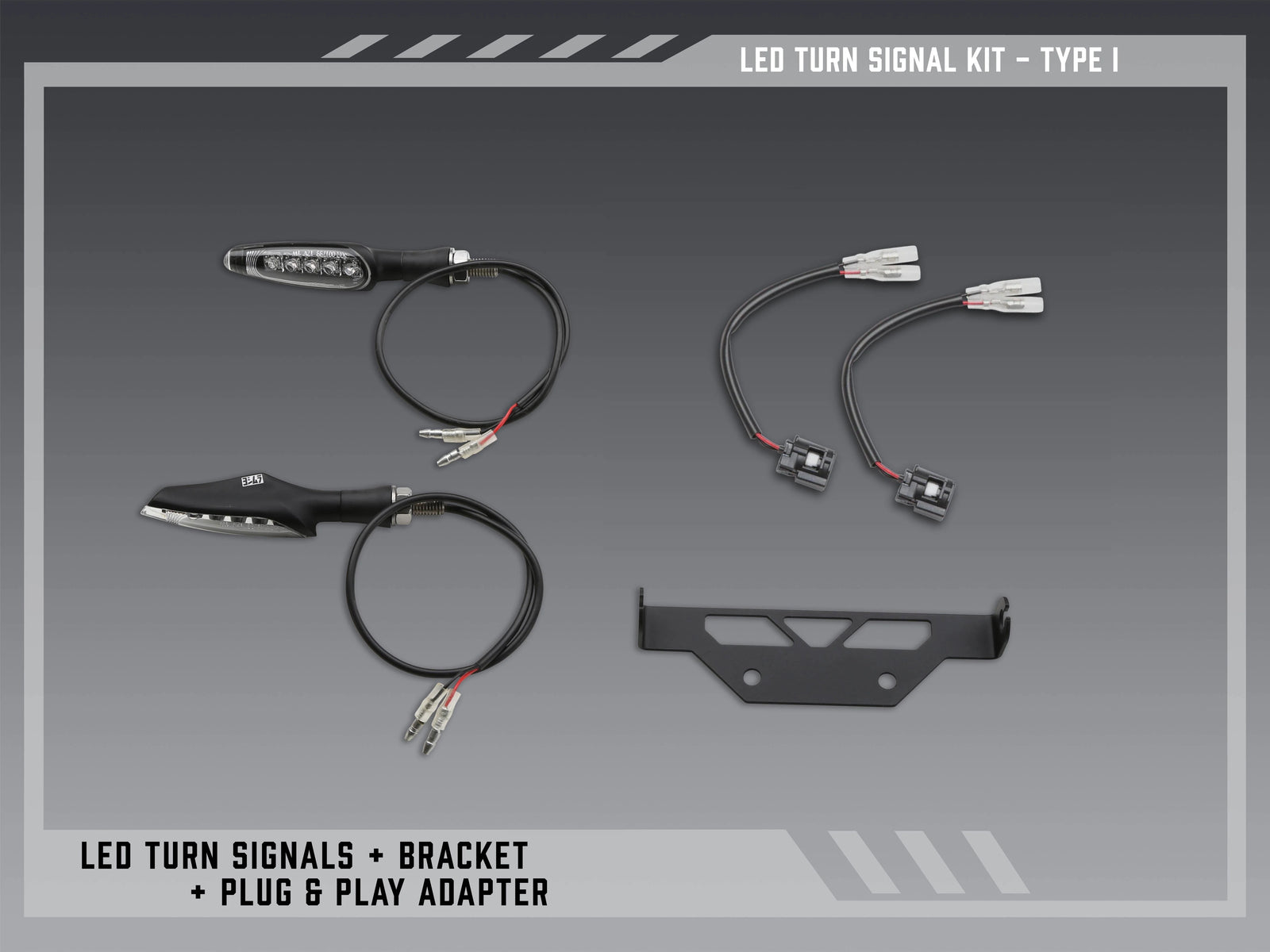 Yoshimura Type I Standard LED Signal Kit For V2 Fender Eliminators