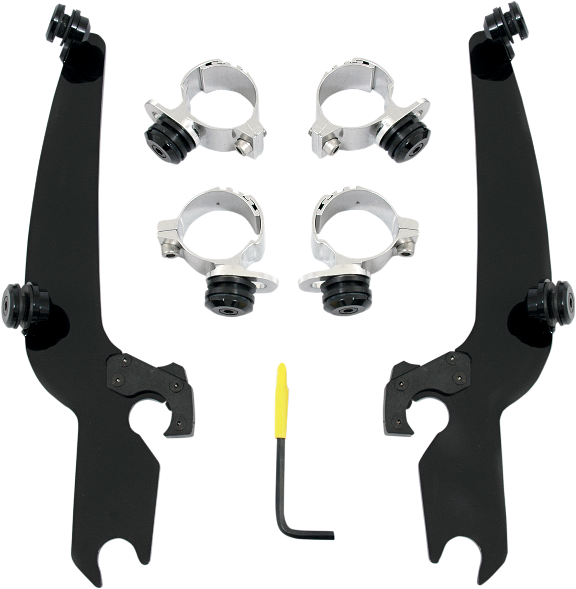 Memphis Shades Trigger Lock Sportshield Mounting Kit - Bolt - Black