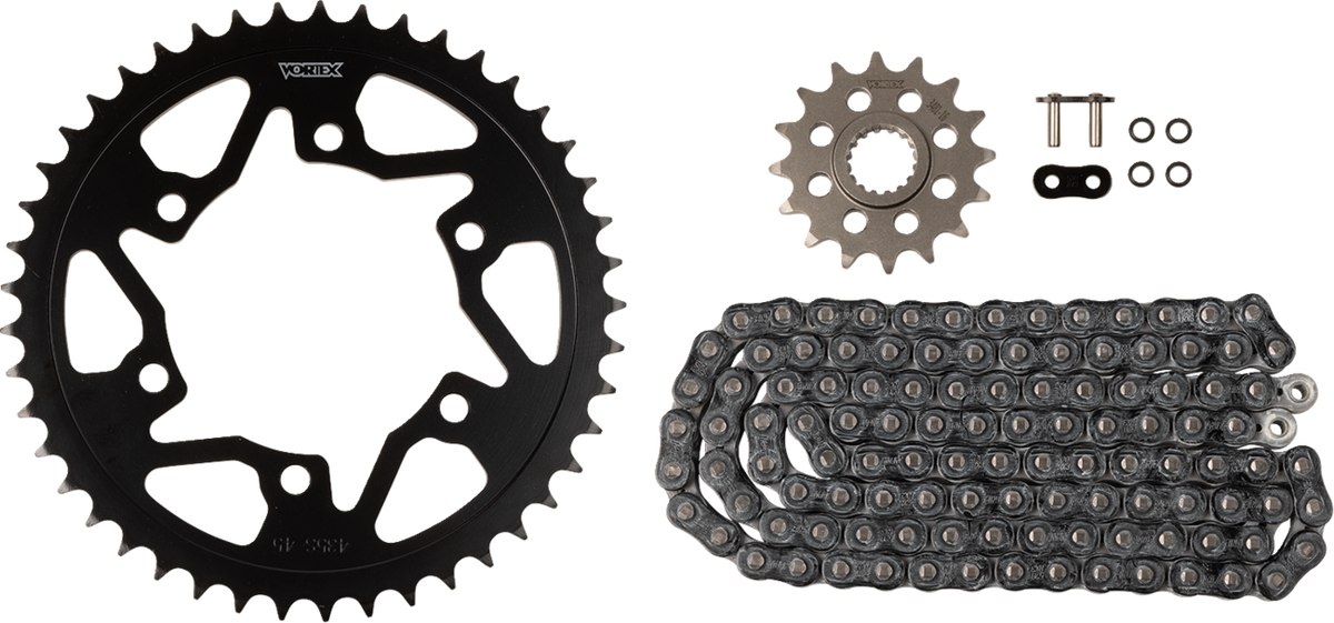 Vortex Chain And Sprocket Kit - HFRS - Black - Suzuki GSX-R1000