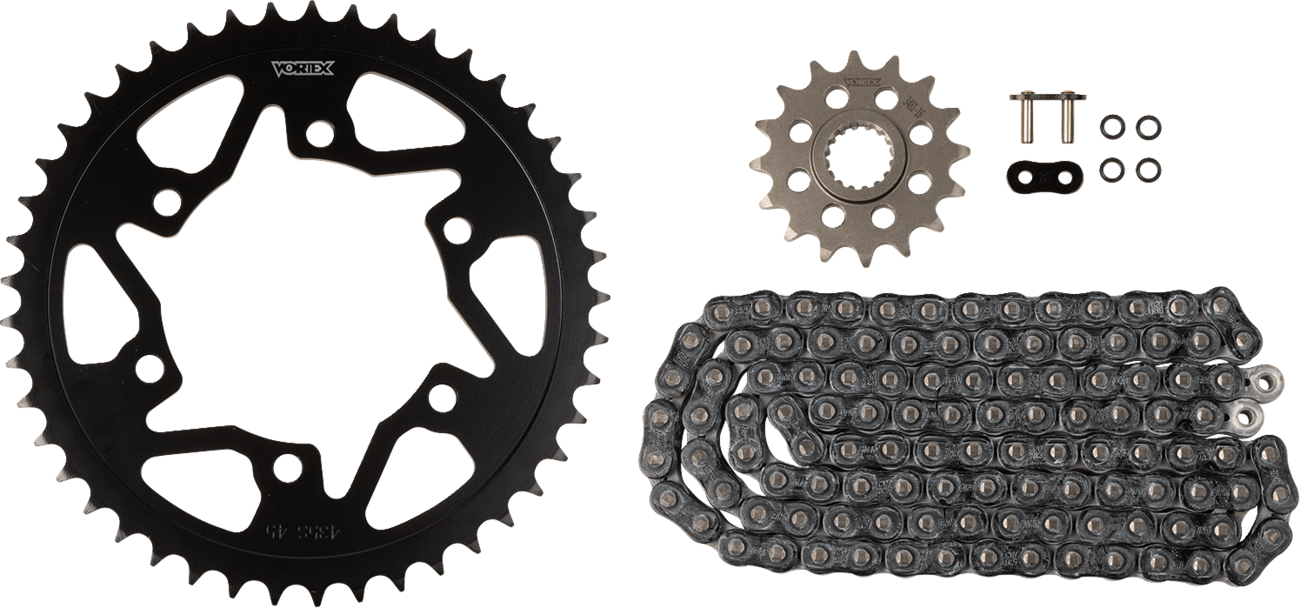 Vortex Chain And Sprocket Kit - HFRS - Black - Suzuki GSX-R1000