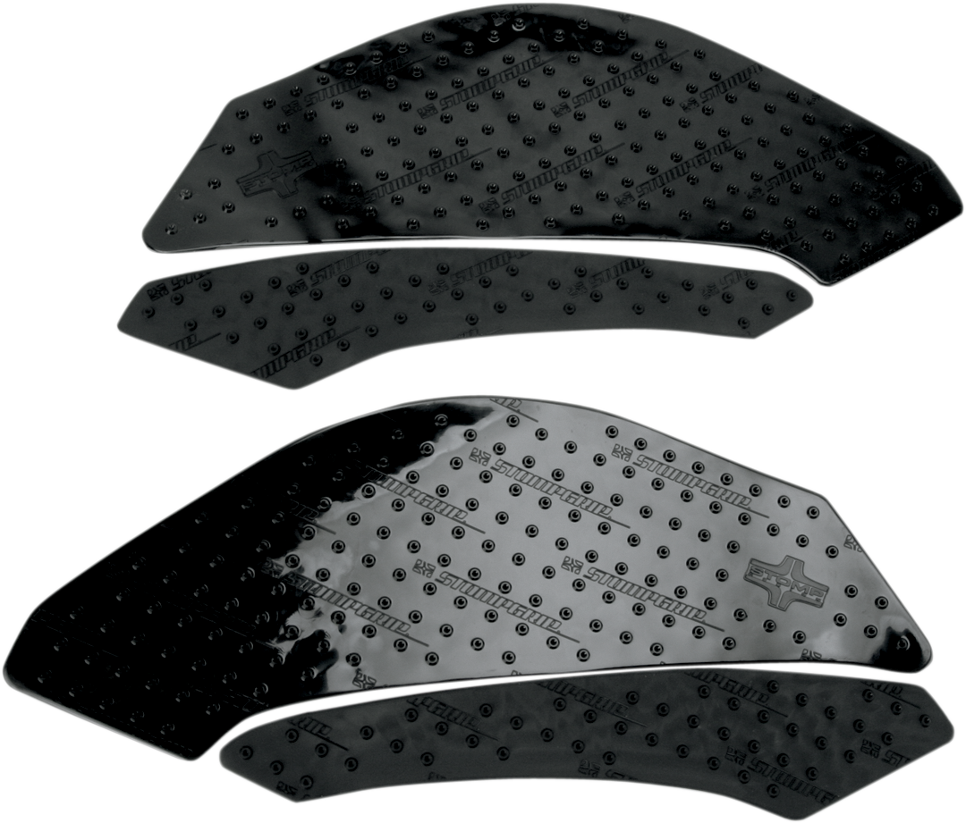 StompGrip Tank Grips - Volcano - Black - Yamaha - FZ/XJ '09-'15