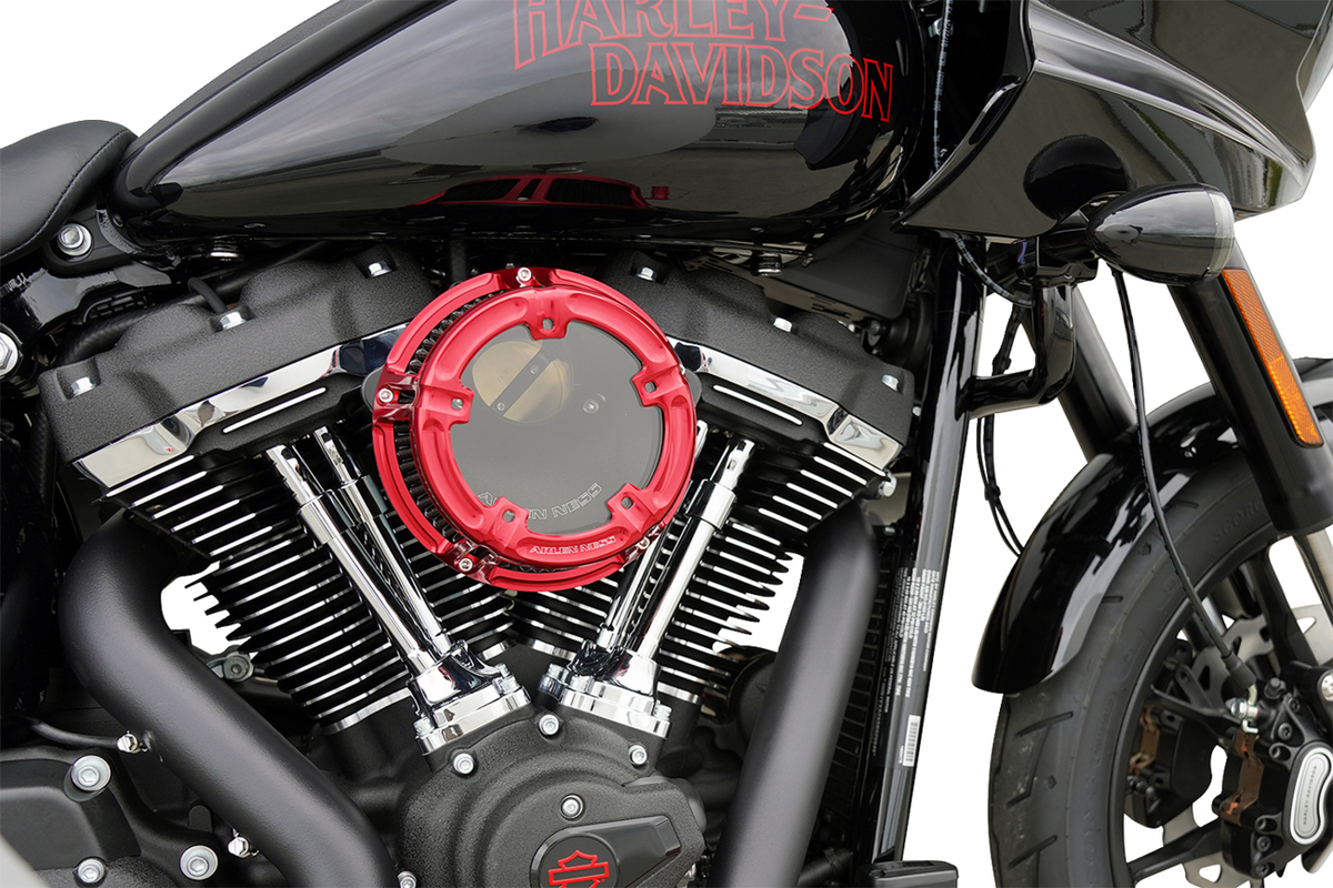Arlen NESS Method™ Clear Series Air Cleaner - Red