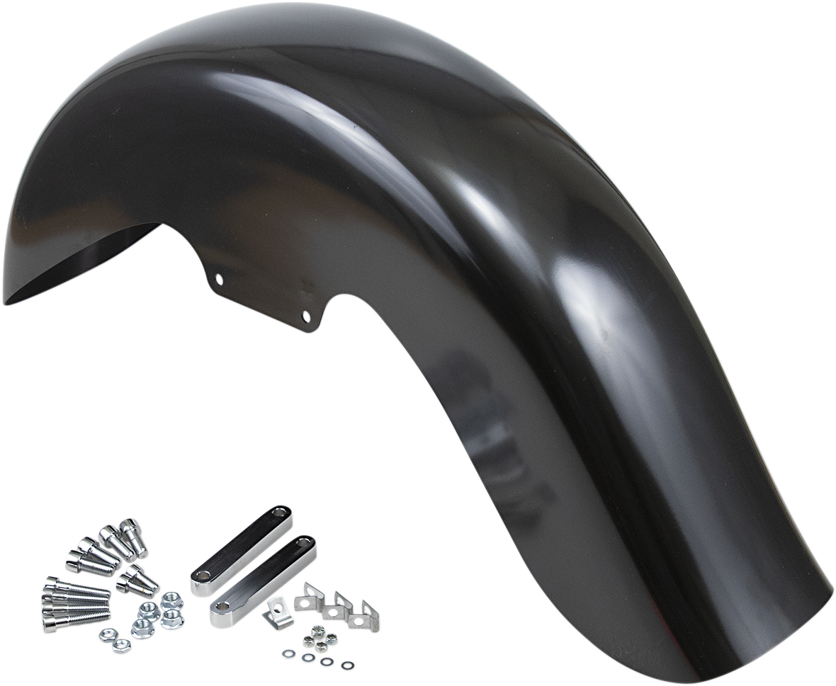 Klock Werks Klassic Front Fender - Black - 21" - Indian Roadmaster/Chief