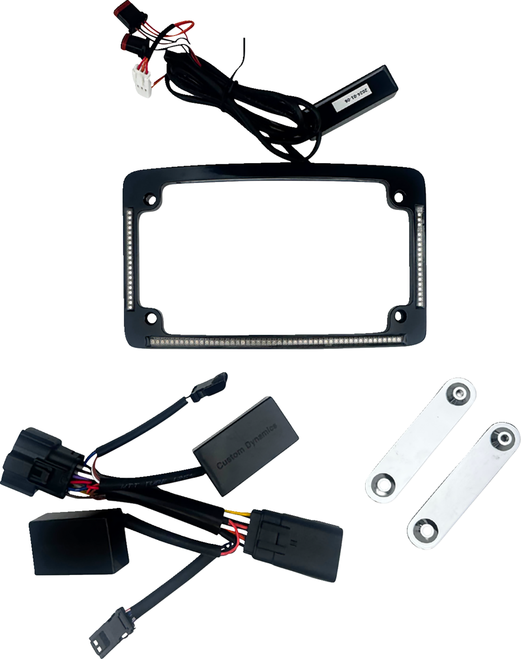 Custom Dynamics All-In-One Auxiliary LED License Plate Frame