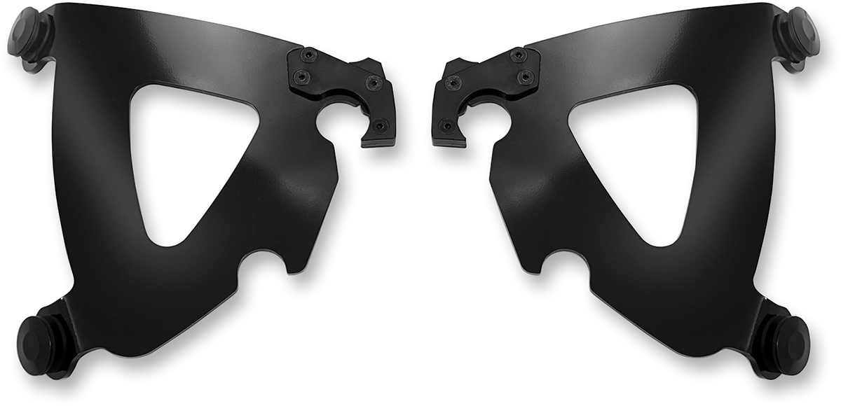 Memphis Shades Road Warrior Plate Kit - Black - FXD