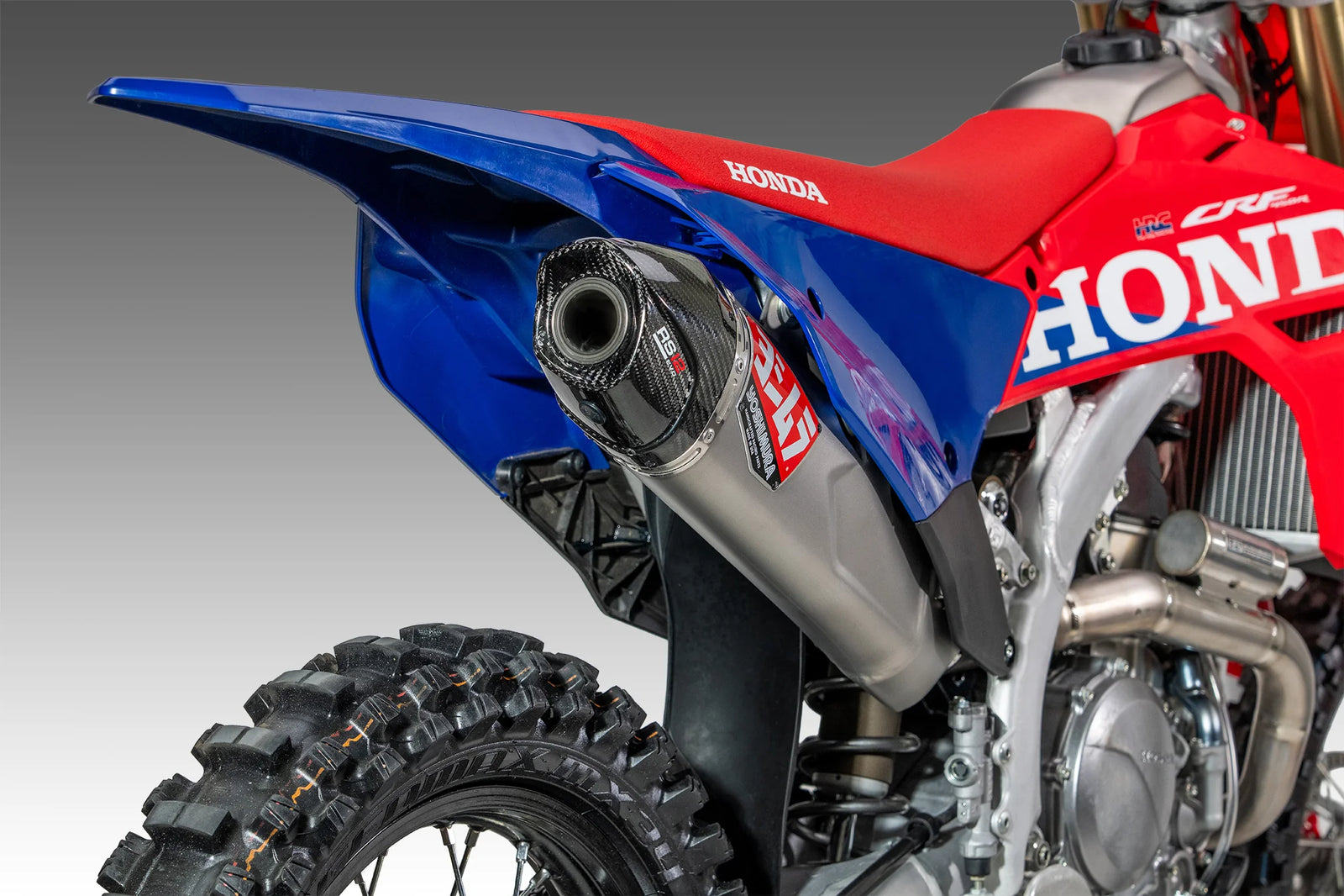 Yoshimura CRF450R/RX 2027 RS-12evo Titanium Full Exhaust, W/ Titanium Muffler
