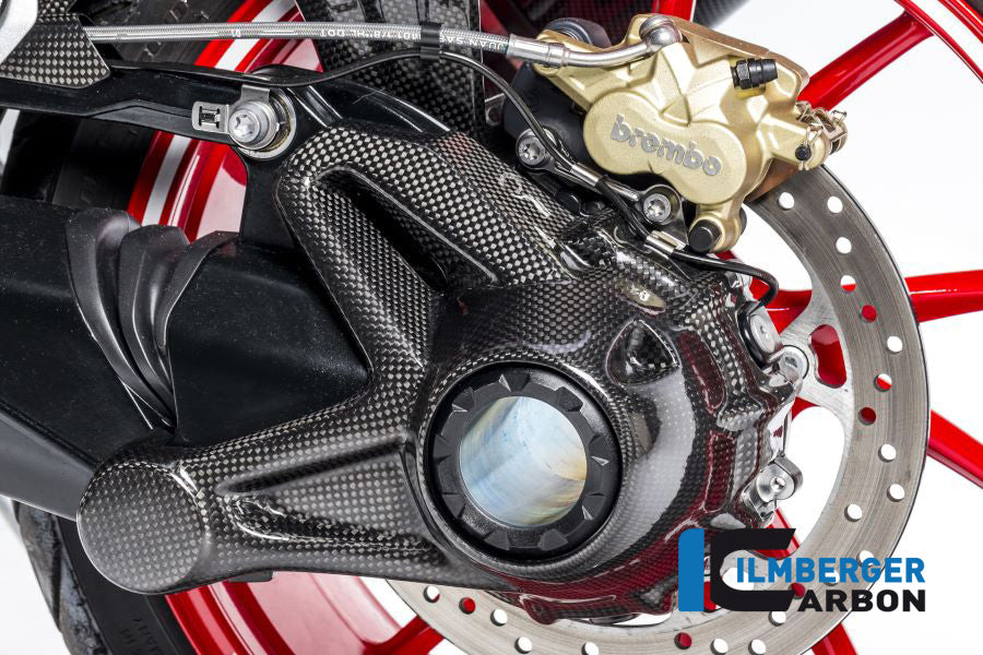 Ilmberger Carbon Cardan Housing Cover (Mounting Without Rear Splash Guard) Carbon For The Water-Cooled BMW R 1200