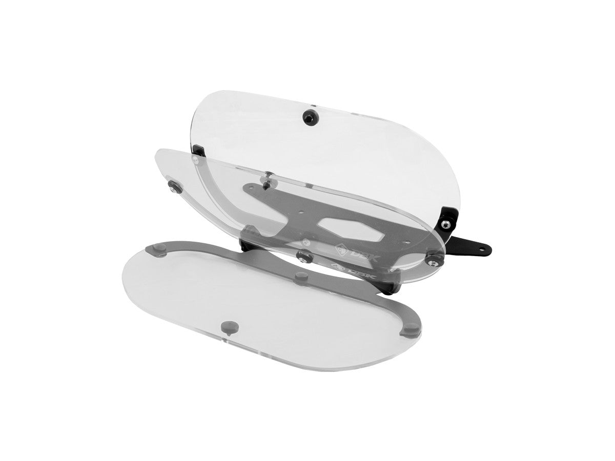 Ducabike DBK GPF02 DesertX Folding Plexi Headlight Protection