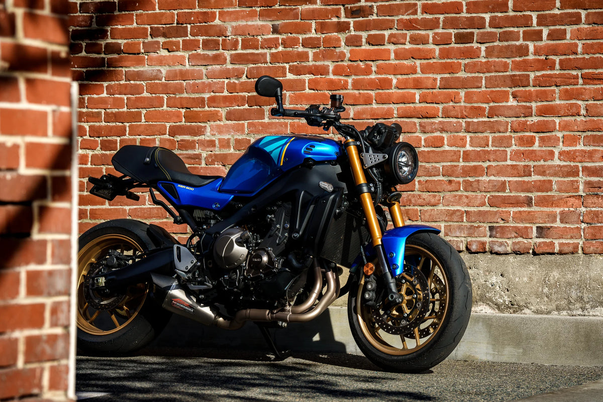 Yoshimura MT-09 21-26 / XSR 900 22-25 Race AT2 Stainless Full Exhaust, W/ Stainless Muffler