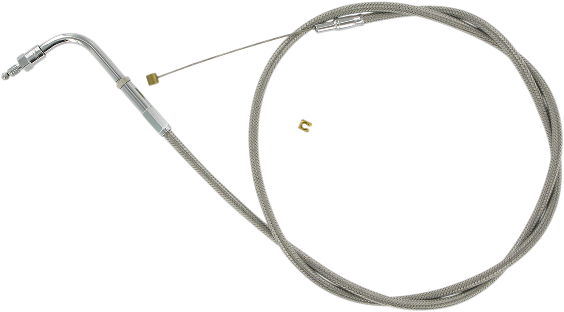 Barnett Stainless Steel Throttle Cable - '76-'80
