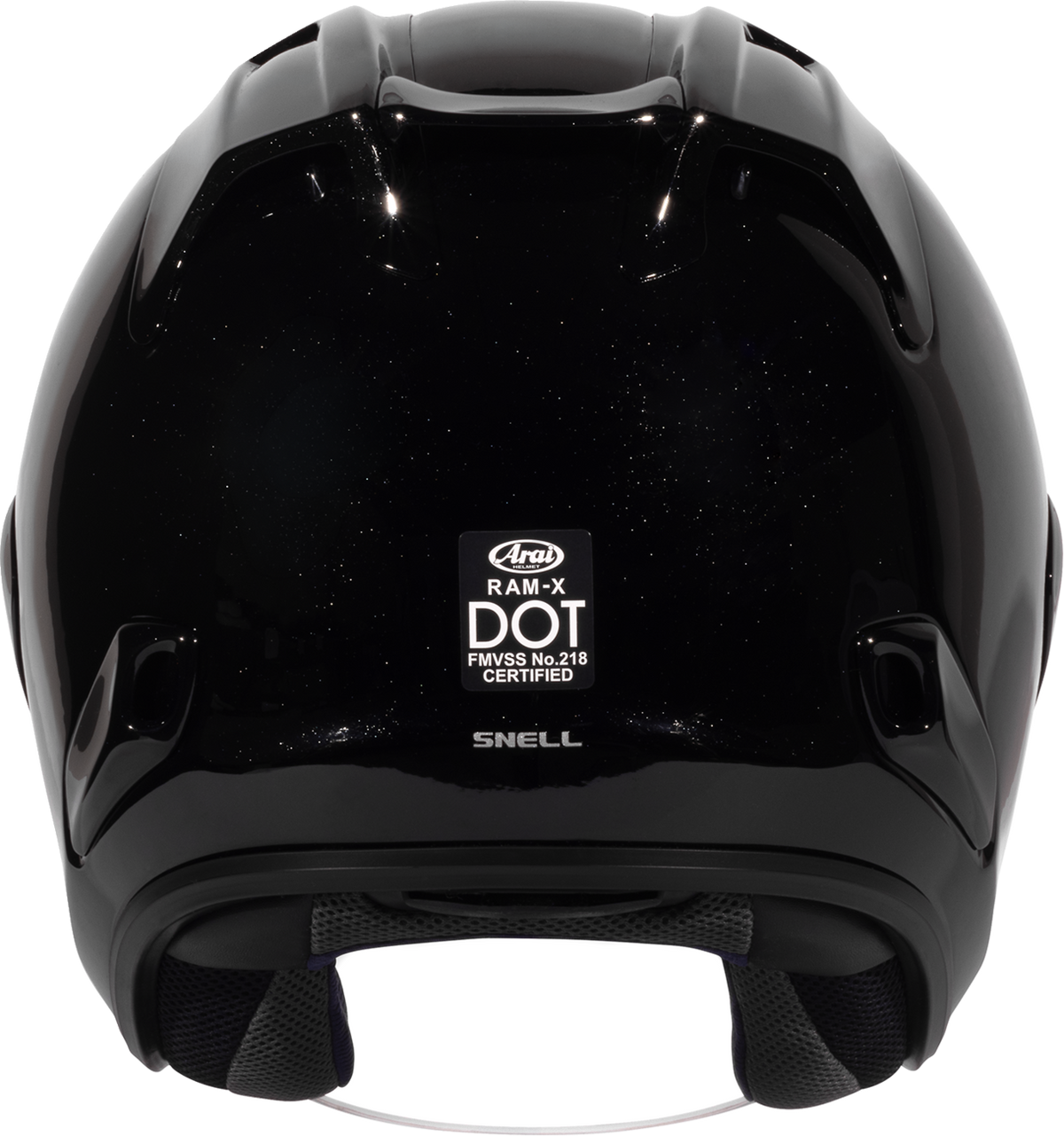 ARAI Helmets Ram-X Helmet - Black / Diamond Black / Gloss / L