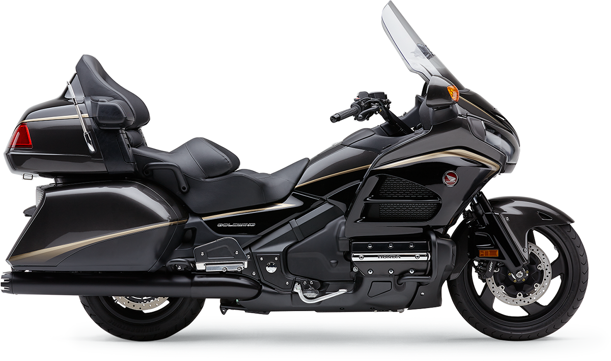 Cobra 4" Slip-On Mufflers - Dual Cut - Black - GL 1800