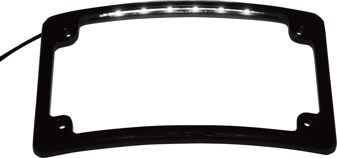 Custom Dynamics Radius LED License Plate Frame