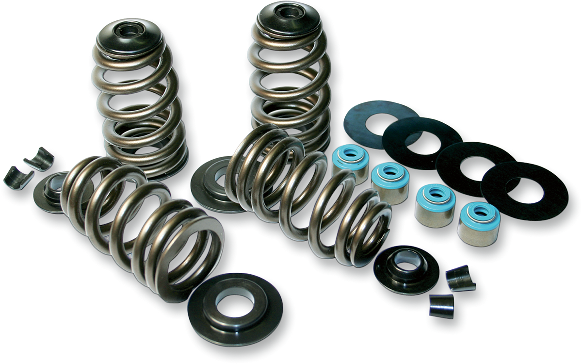Feuling Parts Valve Spring Kit - Steel Retainers - 5/16" Valve Stem - EVO | Twin Cam