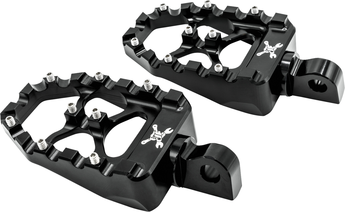 Burly Brand MX Evolution Driver Pegs - Black - Sportster/Dyna