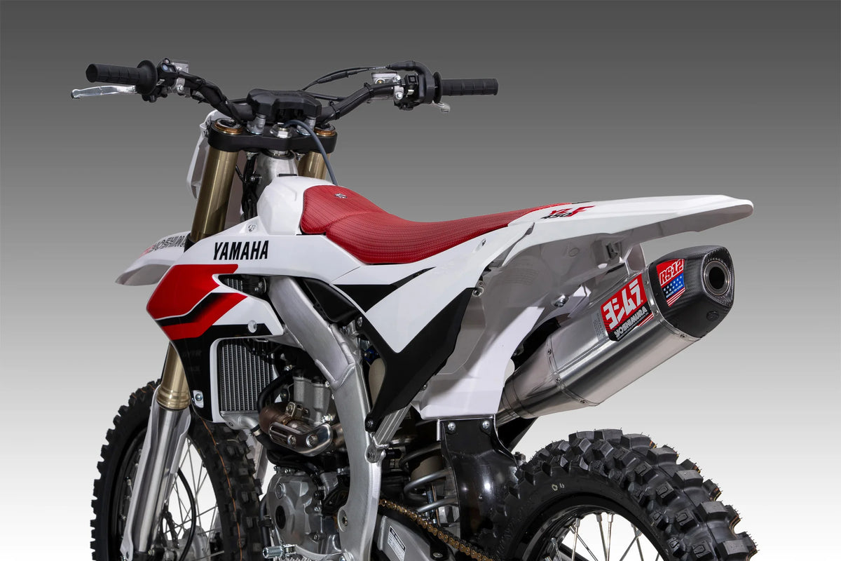 Yoshimura YZ450F 2026 RS-12 Stainless Slip-On Exhaust, W/ Aluminum Muffler