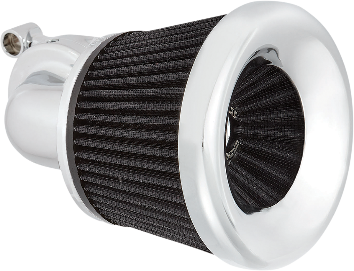 Arlen NESS Velocity 90° Air Cleaner Kit - Chrome