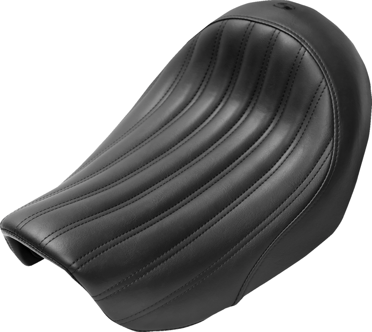 Saddlemen Knuckle Solo Seat - Ribbed - Black - FL/FX '06-'17