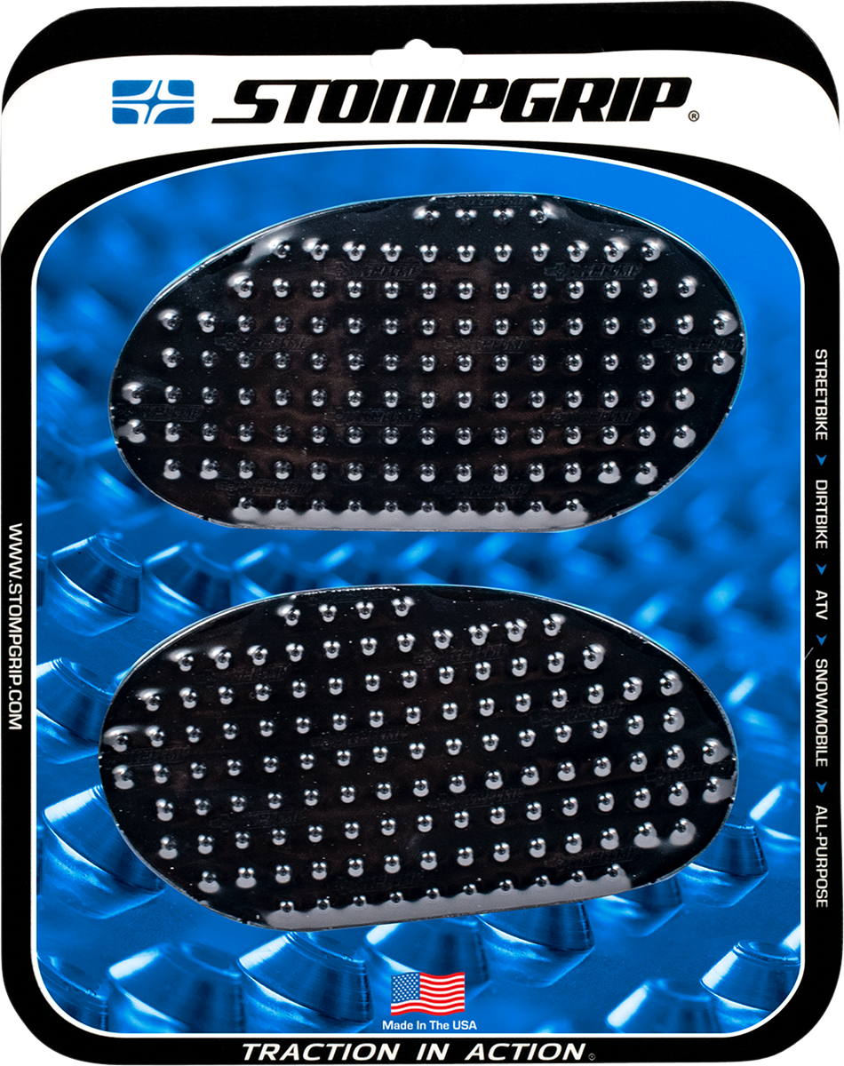 StompGrip Tank Grips - Volcano - Small - Black - Universal