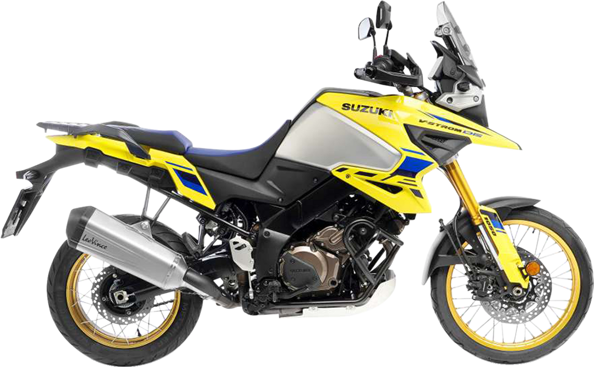 LeoVince LV-12 R Slip-On Muffler - Stainless Steel - V-Strom 1050