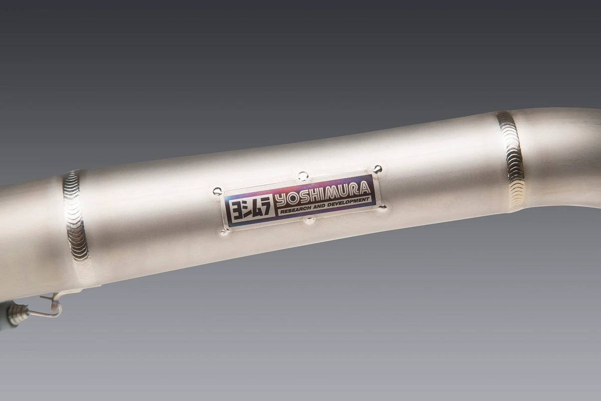 Yoshimura CRF250R/RX 22-24 RS-12 Titanium Full Exhaust, W/ Titanium Muffler