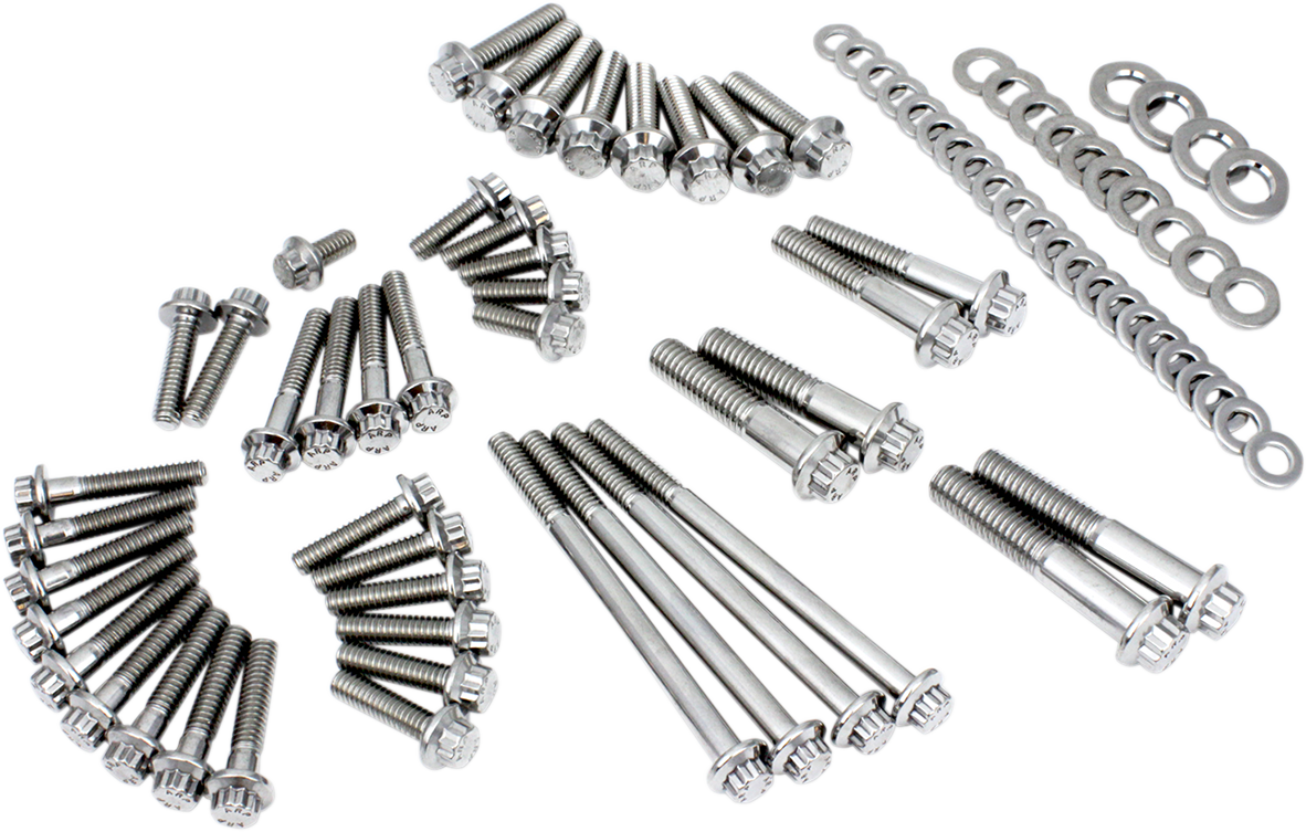 Feuling Parts Fastener Kit - External Primary/Transmission - 12-Point - M8/Softail