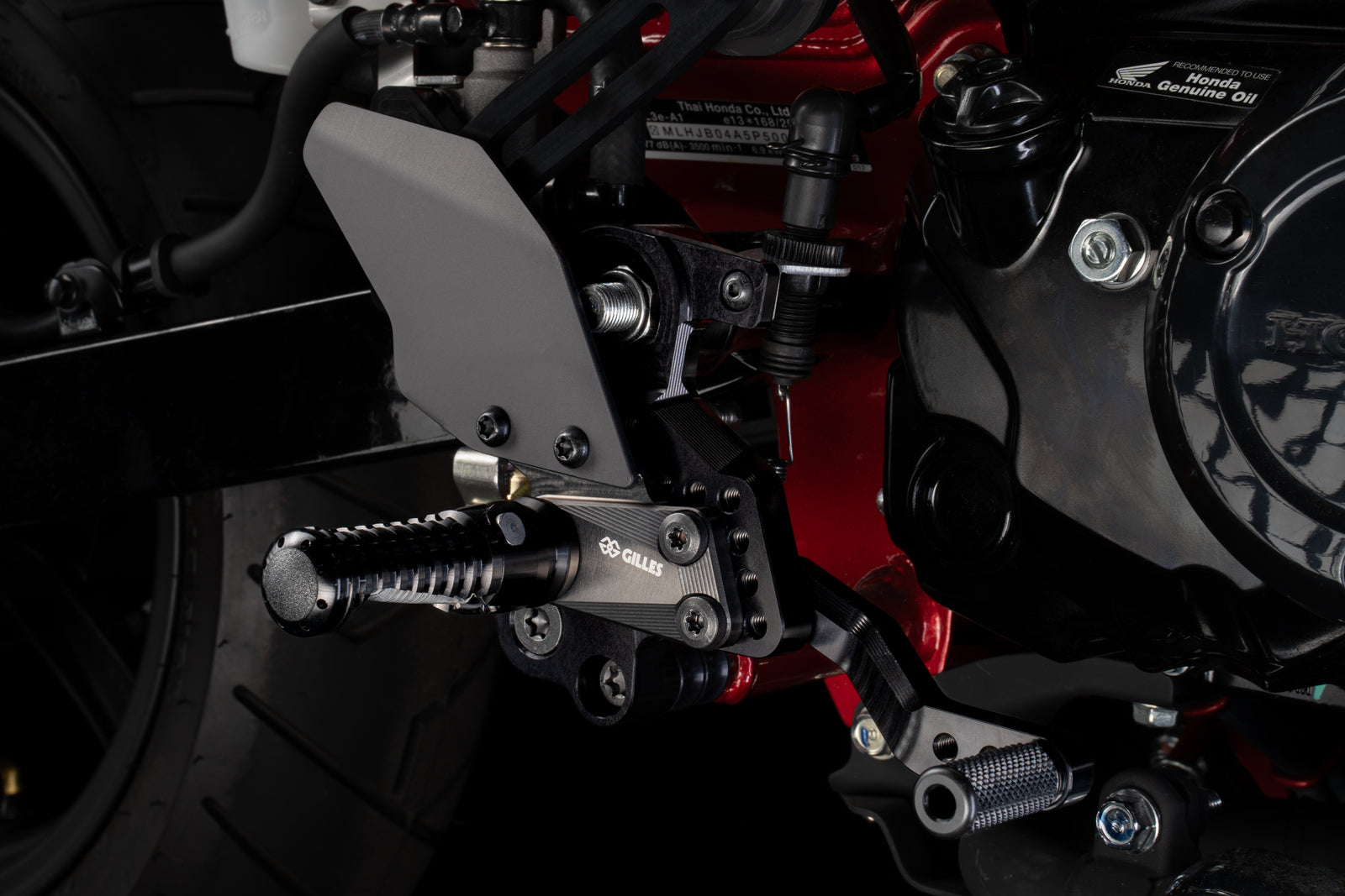 Gilles Tooling Footrest System AS31GT3 Black