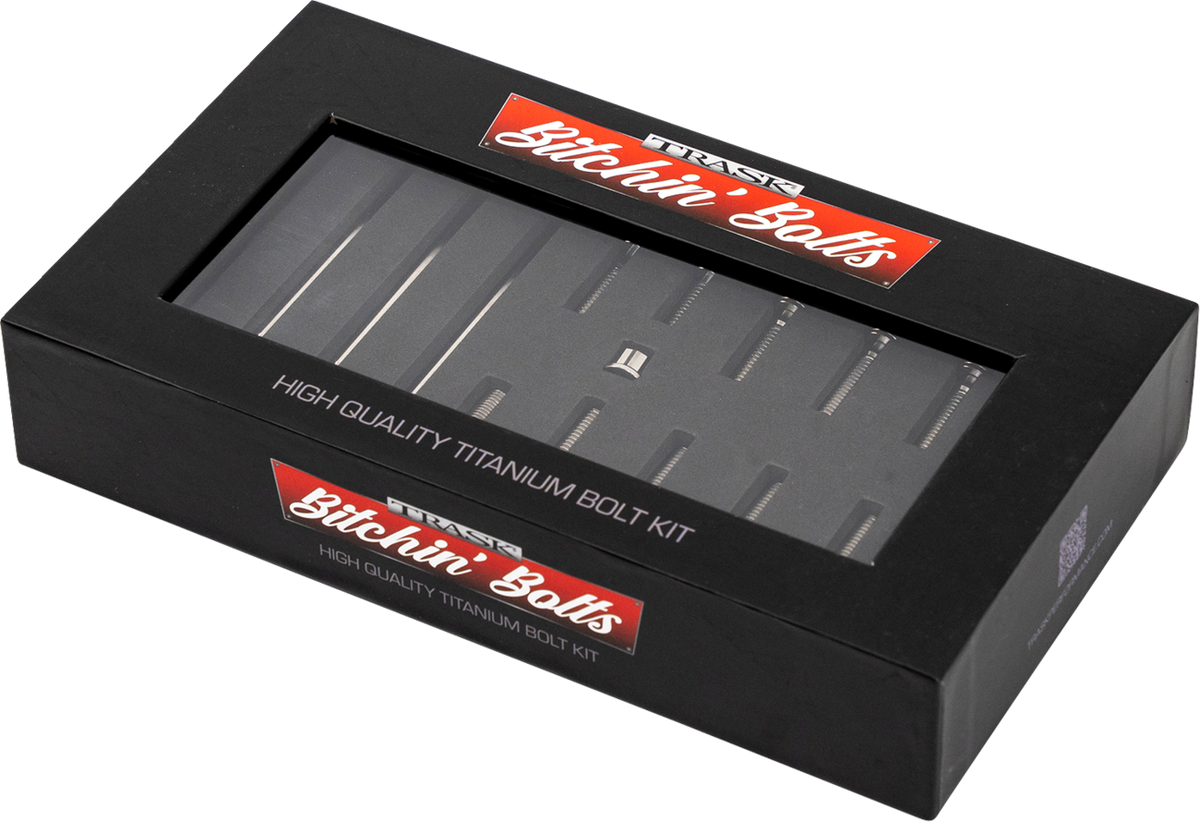 Trask Bitchin' Bolts Hardware Kit - Titanium - M8 - Primary Cover