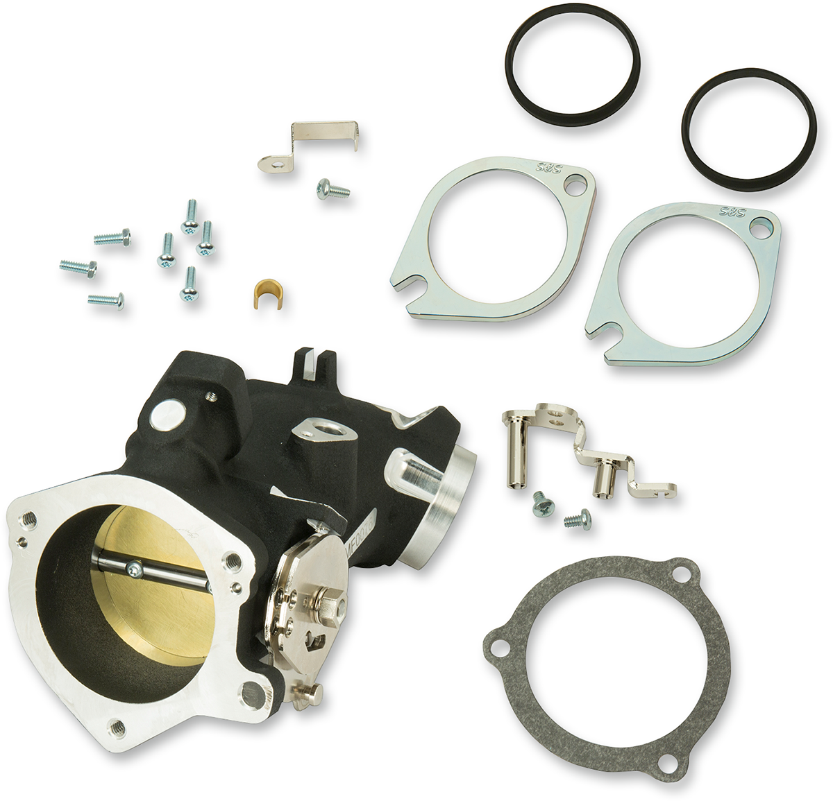 S&amp;S Cycle Throttle Hog Cable Operated Throttle Body Kit - Black - 58 MM - 124" Engine