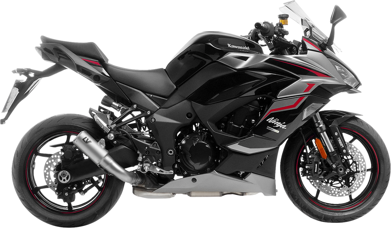 LeoVince LV-Corsa Slip-On Muffler - Titanium - Ninja1000/Z1100