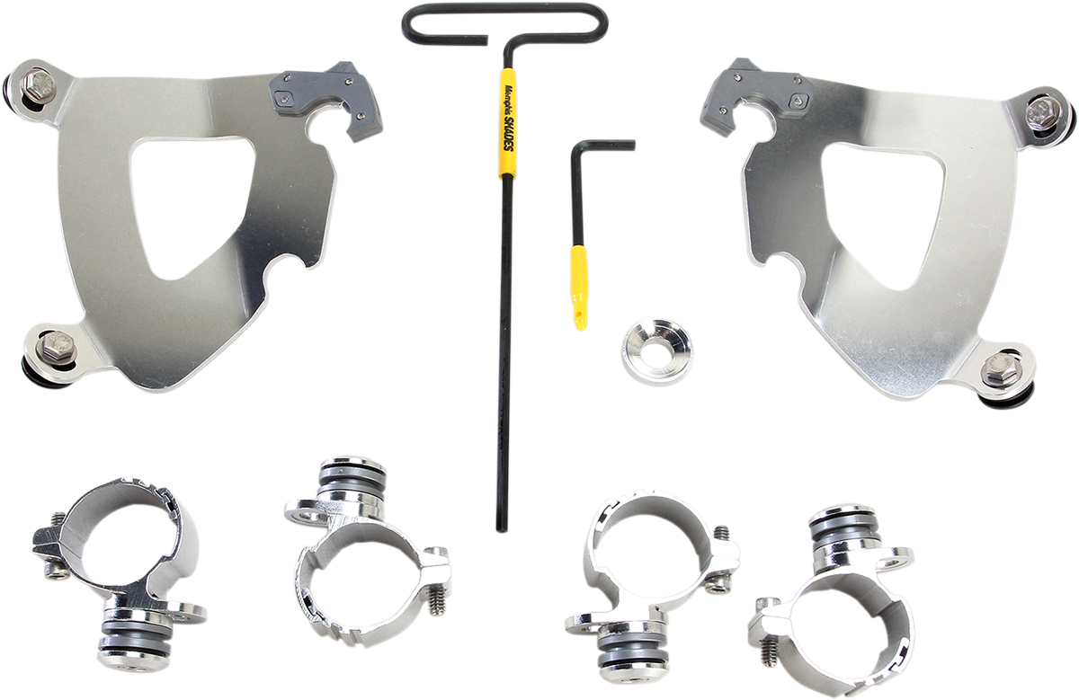 Memphis Shades Gauntlet Mounting Kit - Polished - XL883