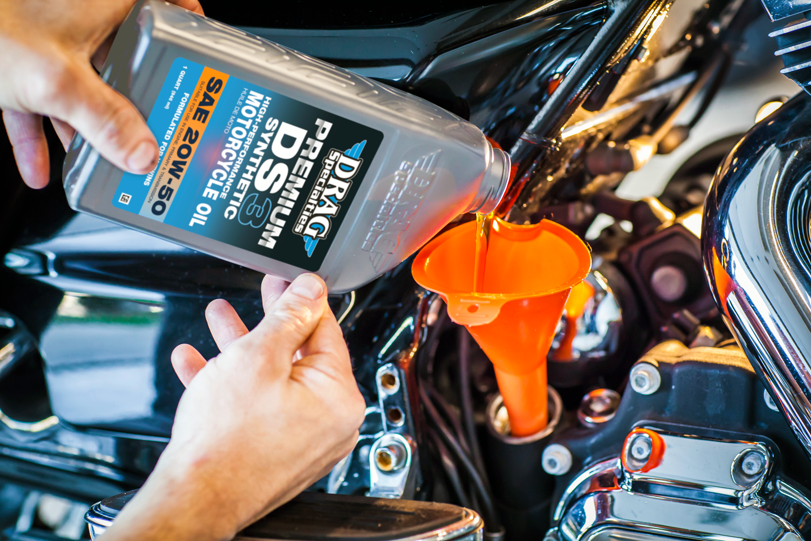 Drag Specialties Oil DS3 Synthetic Engine Oil - 20w-50 - 1 US Quart