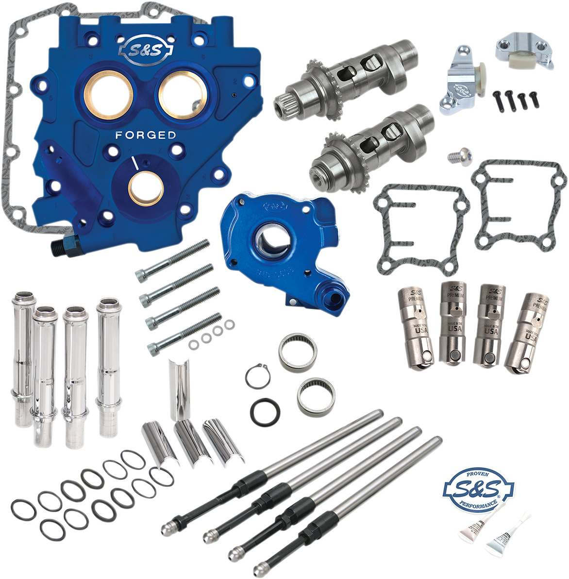 S&amp;S Cycle Cam Chest With Plate Kit - 585CE - Easy Start Cams - Twin Cam