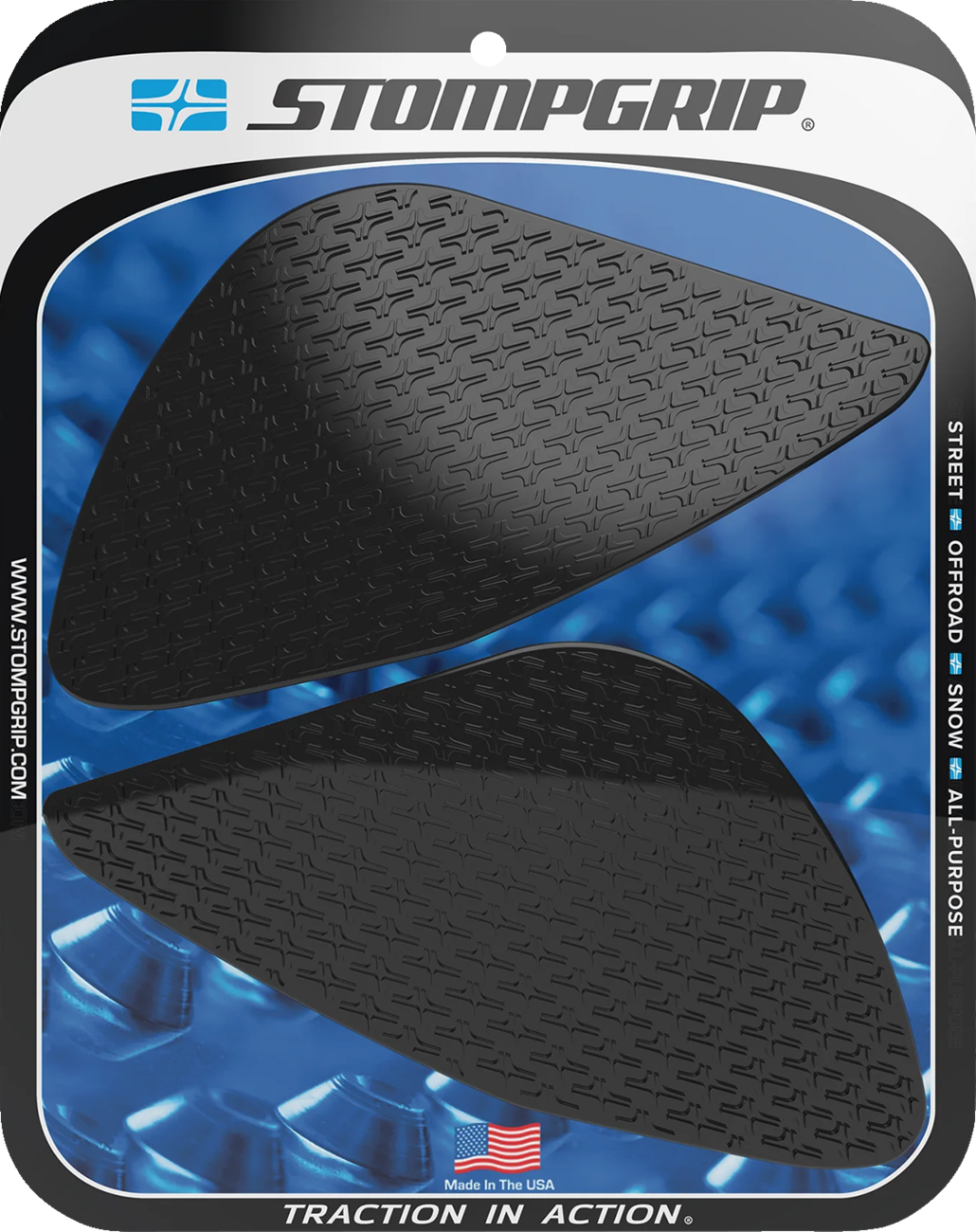 StompGrip Tank Grips - Icon - Black - Triumph - Speed '21-'25