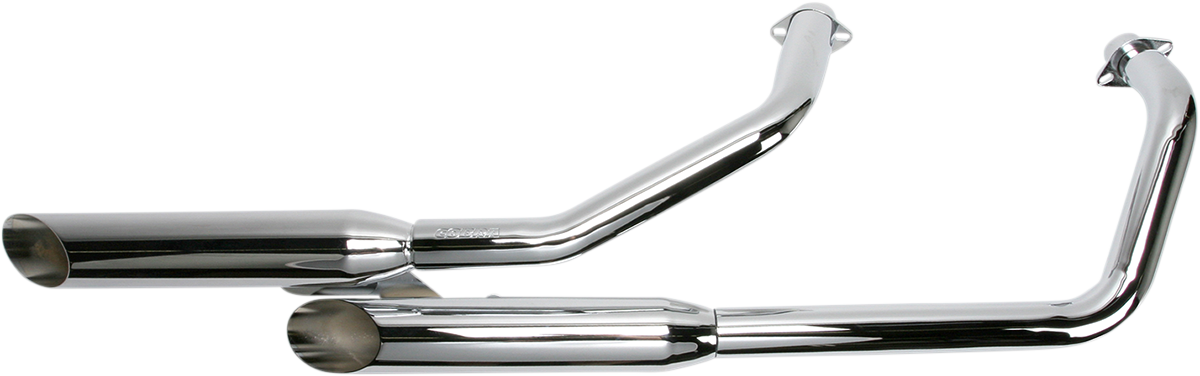 Cobra Classic Slashcut Exhaust - Chrome - VT750C