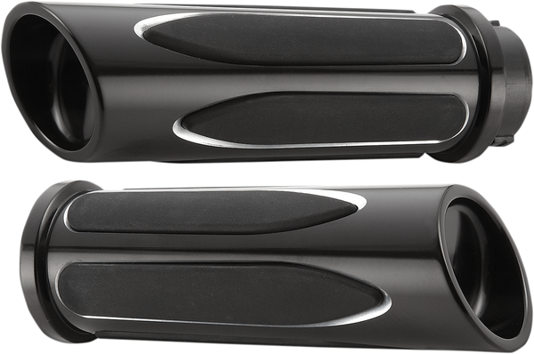 ARLEN NESS Deep Cut Comfort Grips アレンネス Arlen NESS Deep Cut Comfort Series Grips - TBW - Black - Motomillion
