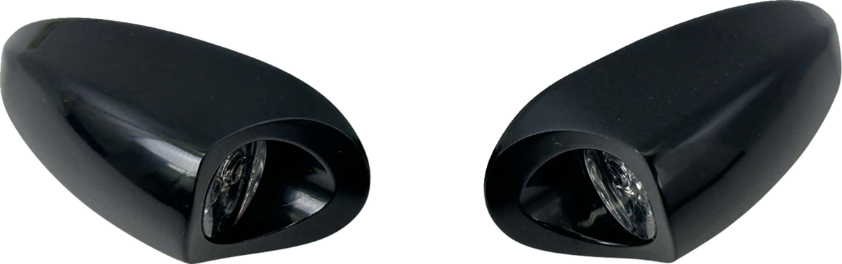Kodlin USA Neowise X 3-In-1 Rear Mini Fender Strut Indicators - Black / Gloss