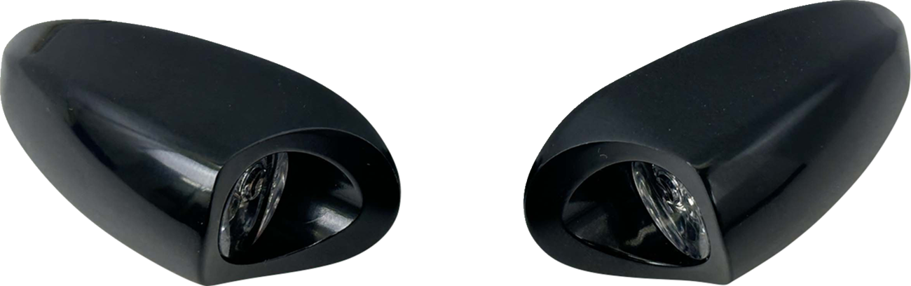 Kodlin USA Neowise X 3-In-1 Rear Mini Fender Strut Indicators - Black / Gloss