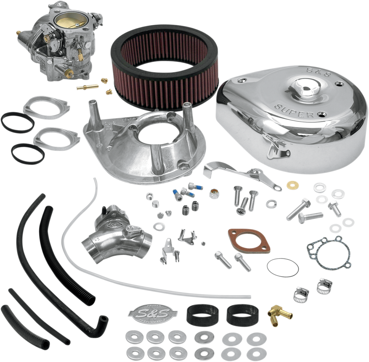 S&amp;S Cycle Super E Carburetor Kit With Manifold - Big Twin