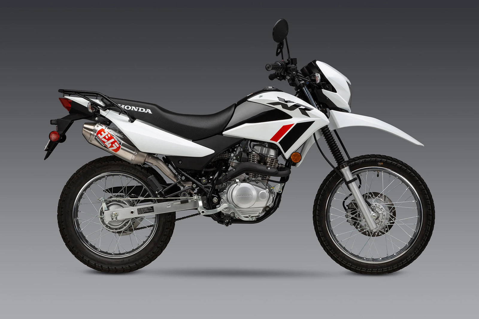 Yoshimura XR150L 23-26 Enduro RS-2 Stainless Slip-On Exhaust, W/ Aluminum Muffler