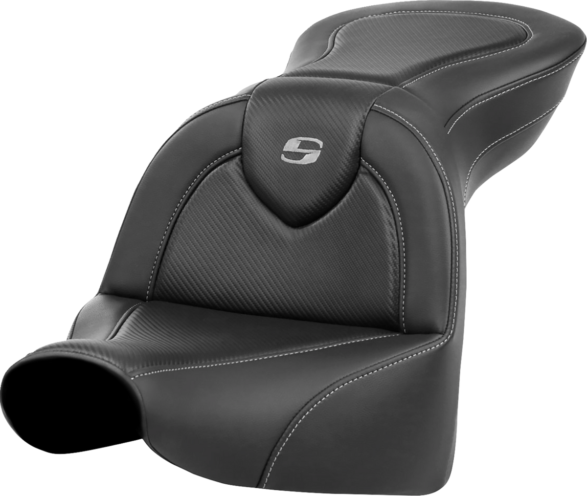Saddlemen Roadsofa™ Seat - Without Backrest - Carbon Fiber - FXBR/S '18-'20