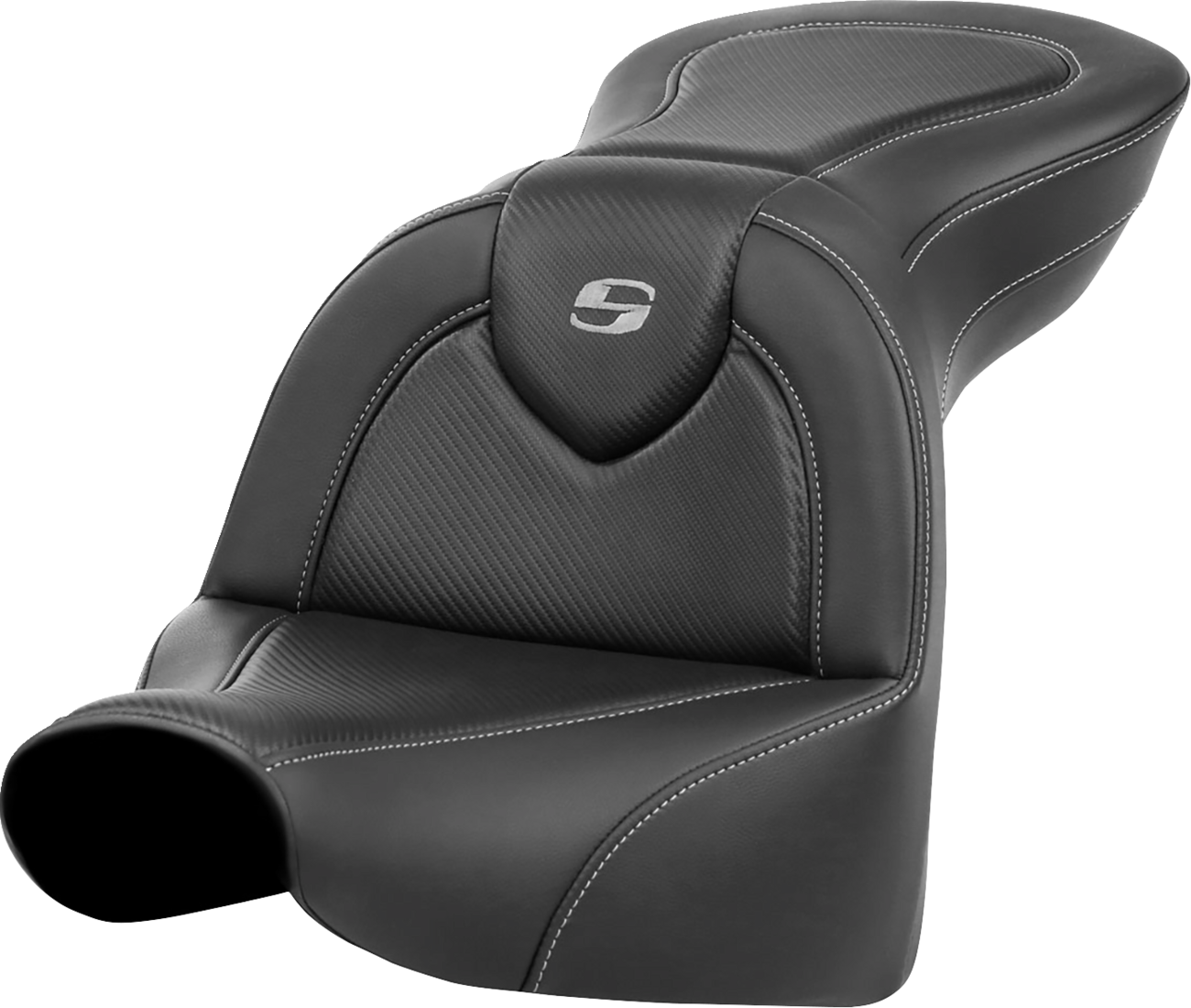 Saddlemen Roadsofa™ Seat - Without Backrest - Carbon Fiber - FXBR/S '18-'20