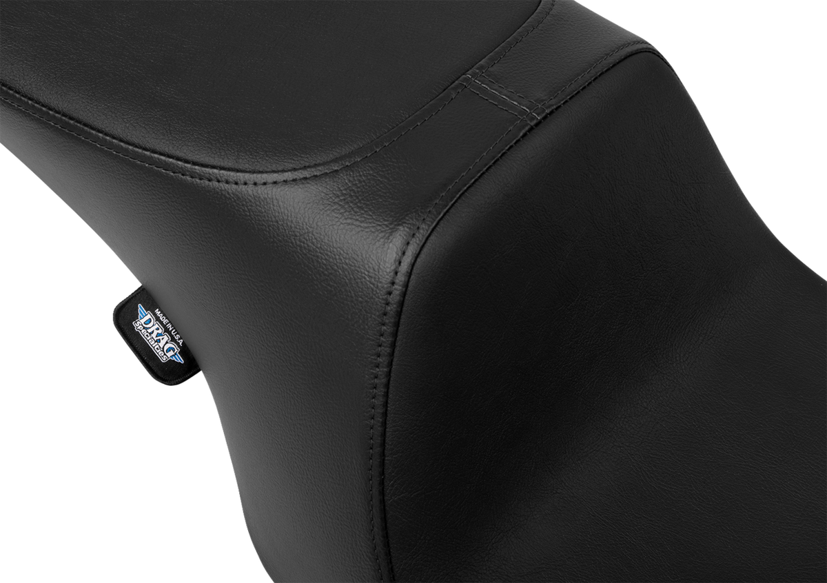 Drag Specialties Seats Predator 2-Up Seat - Vinyl - Smooth - W/O Backrest - FL '97-'07